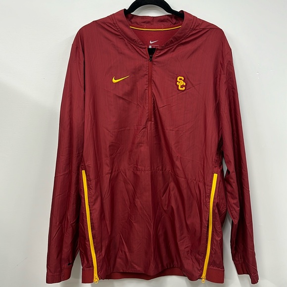 Nike Other - Nike OnField SC trojans Football Coach Windbreaker Jacket Men L